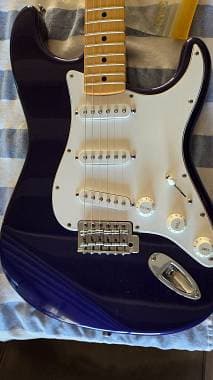 Fender Stratocaster blu elettrico