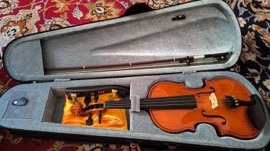 Violino 3/4 marca Bruck modello P40/05 completo