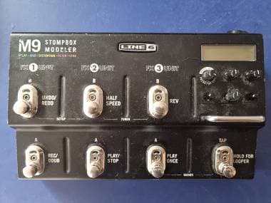 Line 6 M9 stompbox modeler