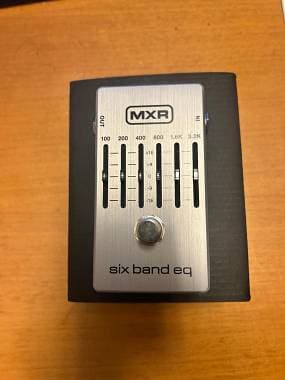 Vendo MXR 6 Band Equalizer Silver - Eq Equalizzatore grafico