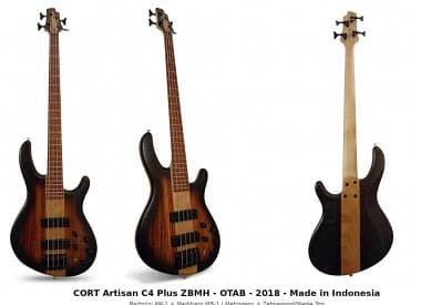 basso elettrico CORT ATTIVO Artisan C4 Plus ZBMH