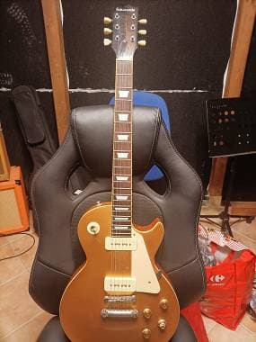 ESP Edwards E-LP-125SDP 2012 - Gold Top P90