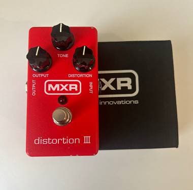 PEDALE CHITARRA DISTORSORE MXR DISTORTION III 3 ROSSO