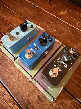 DONNER - MINI PEDALI VARI - CHORUS, DELAY, OVER DRIVE