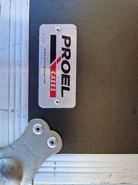 Flight Case Rigido PROEL con Ruote per Tastiera / Synth (117 x 48 x 23 cm)