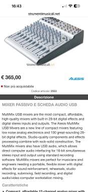 Alesis Multi mix 12 usb