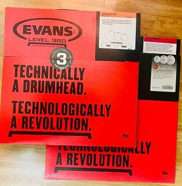 Evans G1 G2 Tom pack imballate