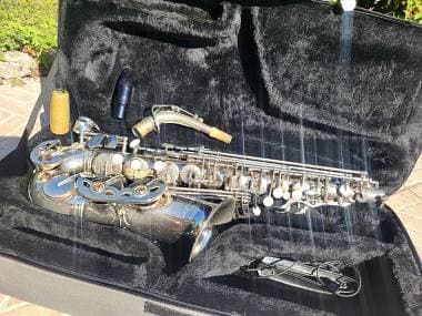 SASSOFONO contralto Glory,vintage silver, ritamponato, revisionato