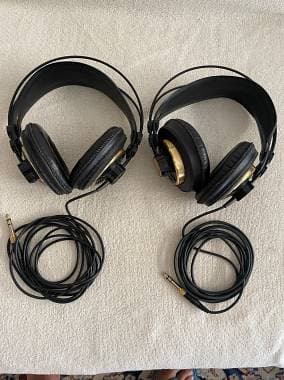 Coppia di cuffie AKG K240 monitor 600ohm (made in Austria)