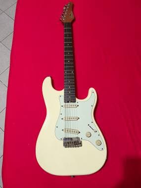 Schecter Route 66 Saint Louis SSS Aged White