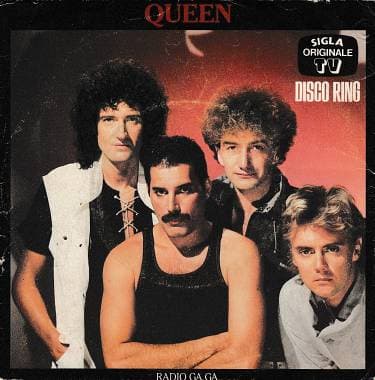 QUEEN - Radio Ga Ga - 7'' / 45 rpm 1984 Sigla TV Disco Ring 1984 Italy EMI