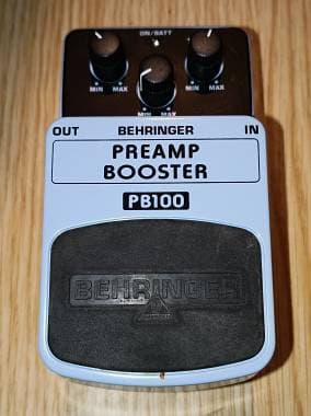 Behringer PB100 preamp booster vendesi