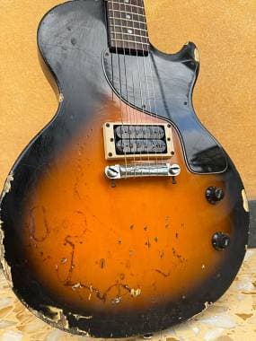 Epiphone Les Paul Junior Sunburst Relic fatto da liutaio, tecnicamente perfetta