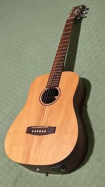 Cort Earth Mini F Adirondack with bag Open Pore amplificata fishman