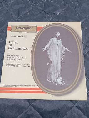 Maria Callas Lucia di Lammermoor Karajan Paragon DSV 52004 3 LP