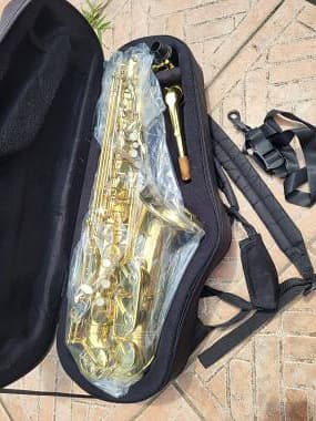 Sax sassofono contralto come nuovo! Ritamponato! REVISIONATO! ACCESSORIATO!