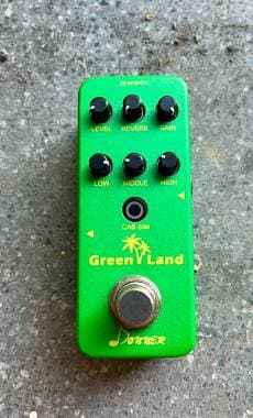 Donner Green Land - Mini Preamp per Chitarra (Bassman / JTM45) con CAB SIM