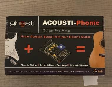 ghost acustic phonic preamp Fender Stratocaster