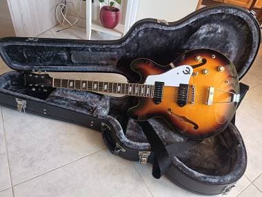Epiphone casino + Seymour Duncan antiquity e lollar + Custodia