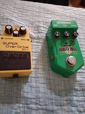 Boss Sd 1 Super Overdrive + Route 808