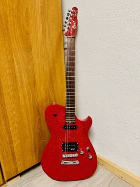 Manson Guitar CORT MBC1 Matthew Bellamy MUSE Red Sparkle Splendente Kill Switch