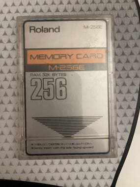 Roland M256E MEMORY CARD