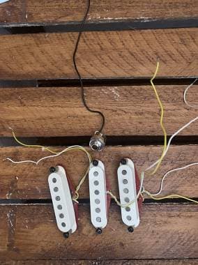 Set completo di 3 pickup single coil artigianali - caldi e mediosi (10K / 6.5K)