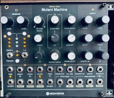 Hexinverter MUTANT MACHINE Eurorack Analog Drum Module