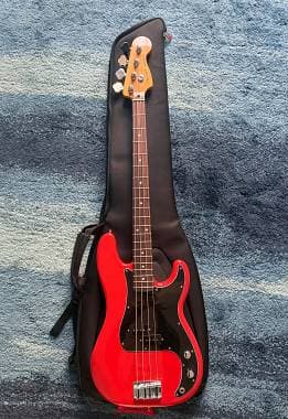 Fender Precision Bass Player II Coral Red