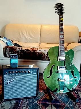 Bundle Ibanez Artcore AFS95T / Fender Champion 20 / Behringer CS400
