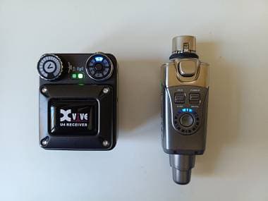 In-ear monitor XVive U4 con auricolari KZ ZS10 PRO e custodia