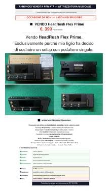 VENDO HeadRush Flex Prime