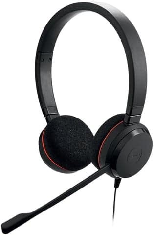 Jabra Evolve 20 Stereo UC USB-A Przewod. Nauszny Zestaw Sluchawkowy, C