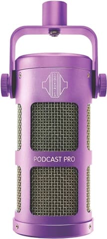 Sontronics Podcast Pro Dynamic Microphone - Purple, A