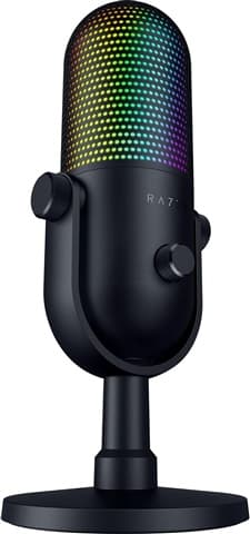 Razer Seiren V3 Chroma USB Microphone- Preto, B