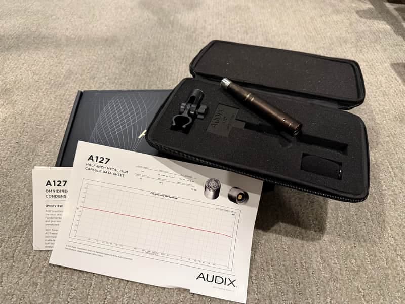 Audix A127 Omnidirectional Small Diaphragm Condenser Mic - MINT