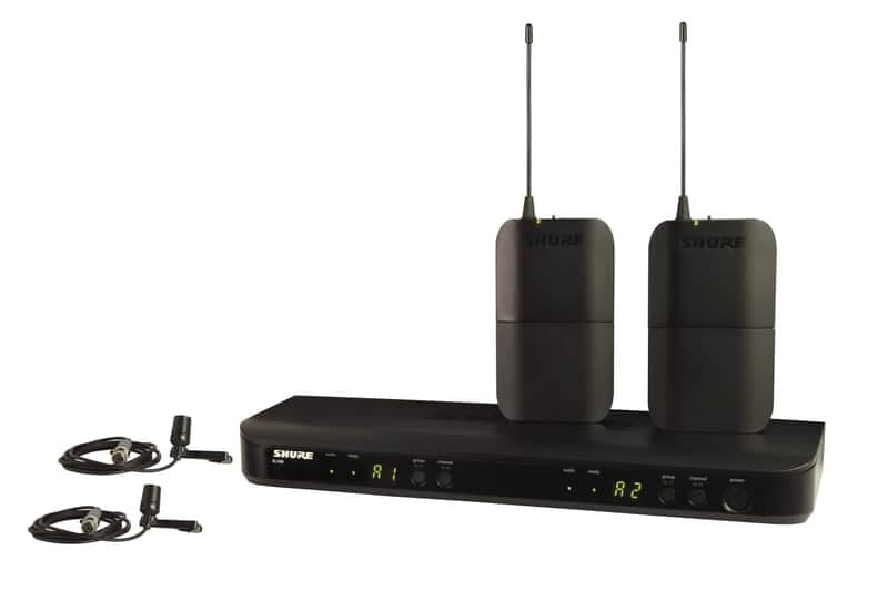 Shure BLX188/CVL Dual Channel Lavalier Wireless System (J11 Band)