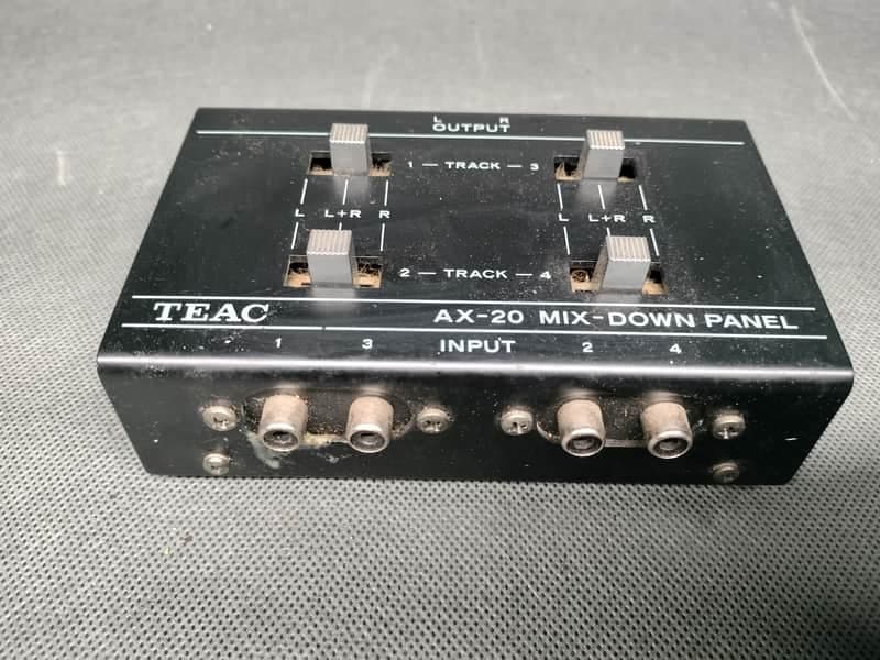 TEAC AX-20 1970s passive mix down panel