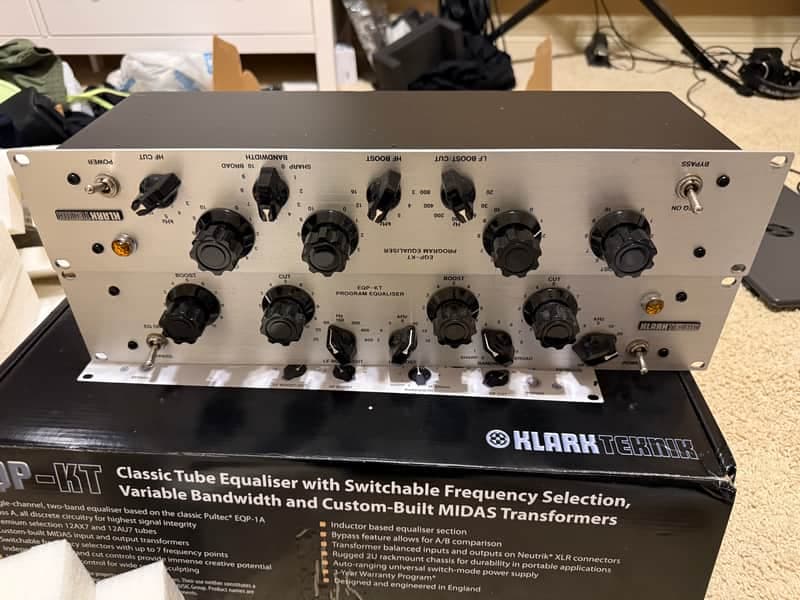 Klark Teknik EQP-KT Classic Tube Equalizer 2017 - 2019 - Silver