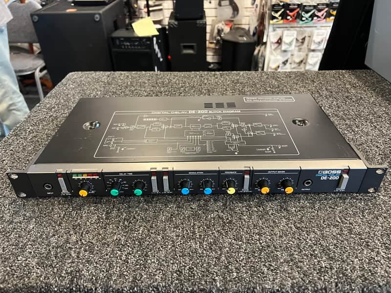 Boss DE-200 Digital Delay 1984 Rack Mount Made in Japan
