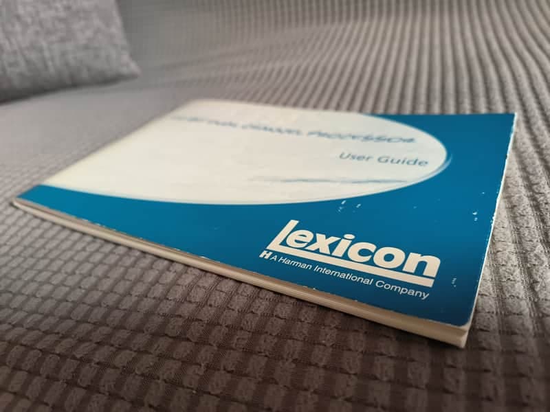 Lexicon MPX550 Manuale perfetto-100%