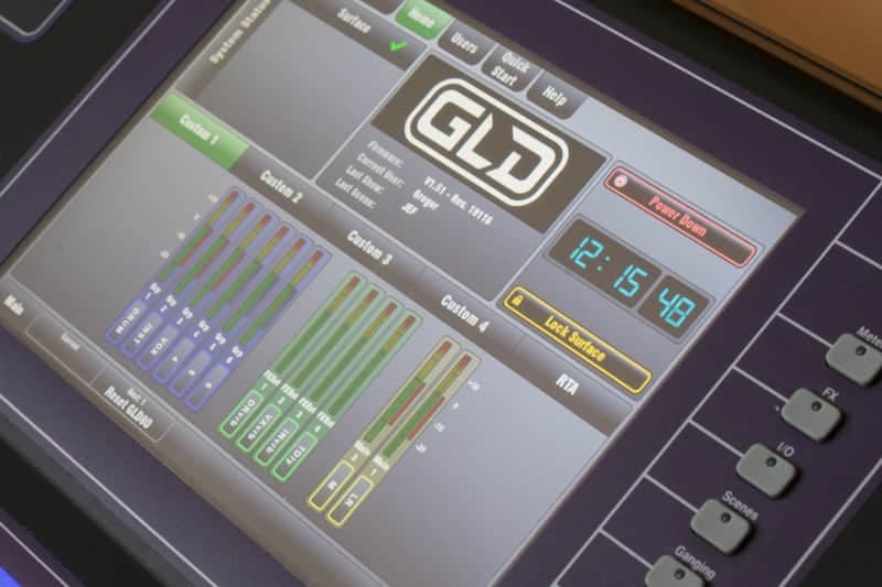 Allen & Heath GLD80 with Dante Card (privately owned, no rental)