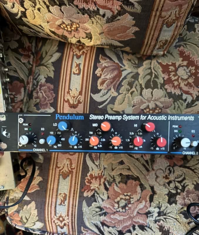Pendulum Audio SPS-1 Stereo Preamp System for Acoustic Instruments 2000s - Black