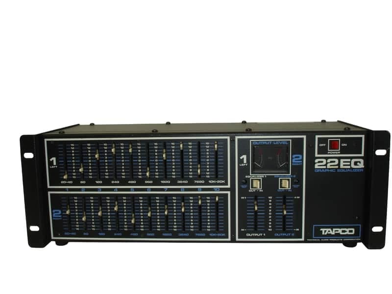 Vintage Tapco 22EQ 2-channel Graphic Equalizer