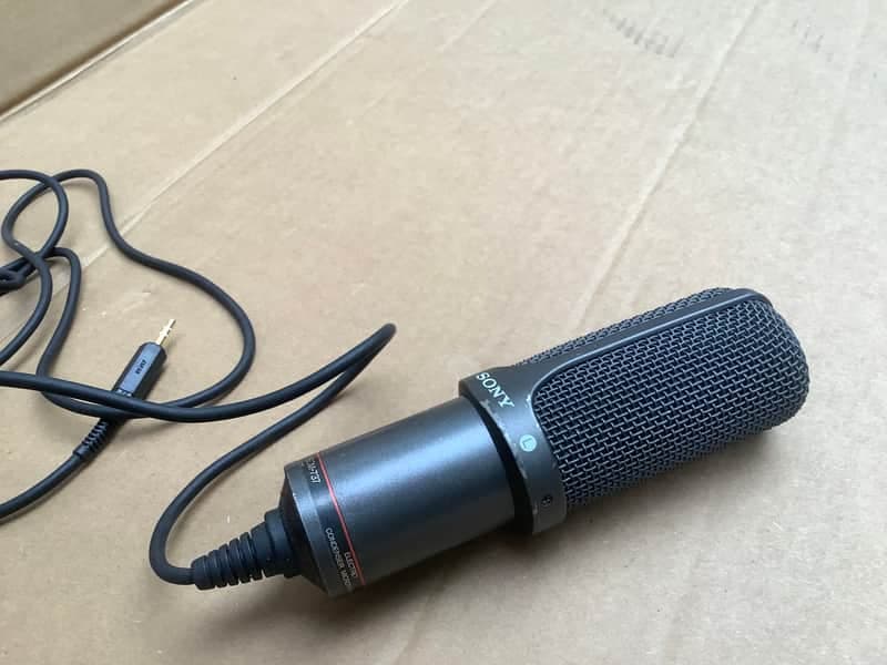 Sony ECM 737 stereo professional. condenser microphone Made in Japan