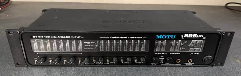 MOTU 896HD 192kHz FireWire Interface 2000s - Black