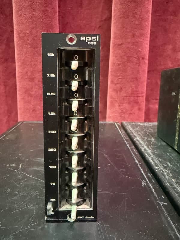 APSI Graphic Equalizer 500 Series Module 1970s - Black