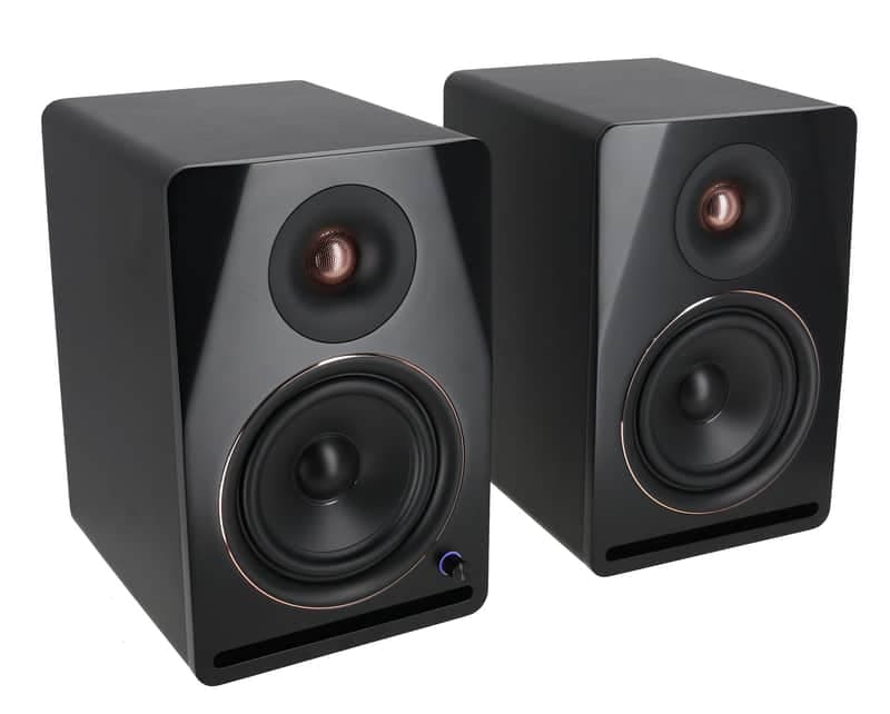(2) Rockville APM6B v2 6.5" Active Powered Studio Monitor Speakers USB+Bluetooth