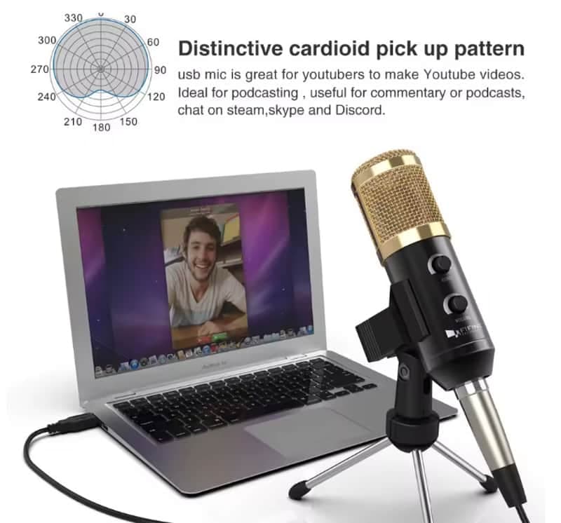 USB FIFINE ECHO Modell K058 Recording Mic