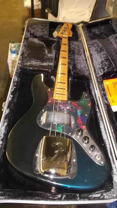 Fender Jazz Bass 1970 - 1974 Blue-Navy Blue w/ Decopage' design